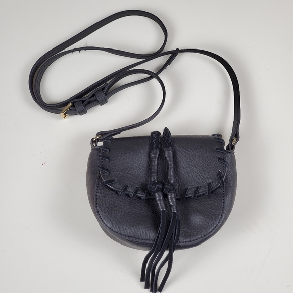 black boho purse